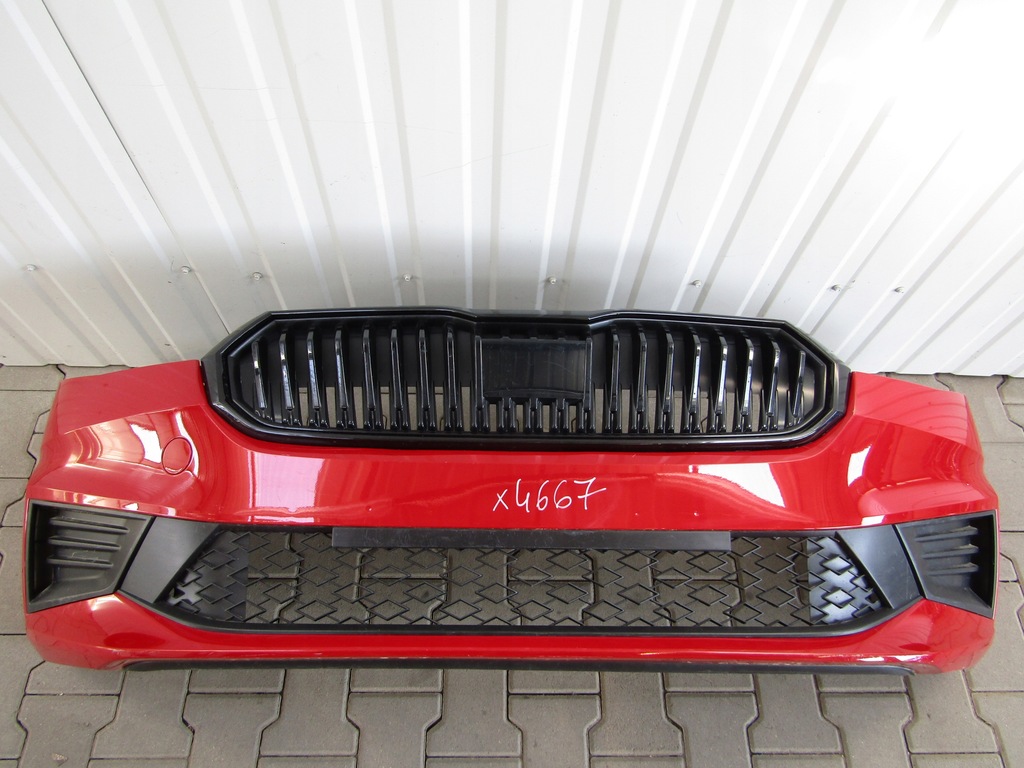 фото №1, Бампер перед skoda fabia iv 4 6va 21- радар