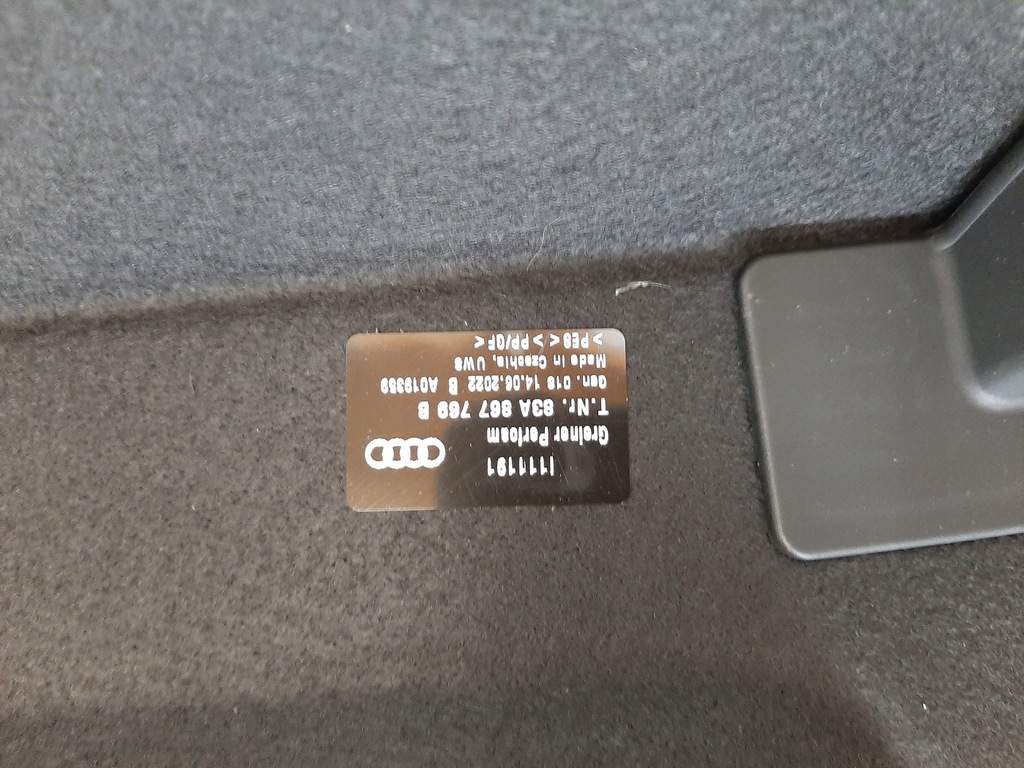 фото №9, Полиця багажника audi q3 19r- rsq3 20r - 83a867769b