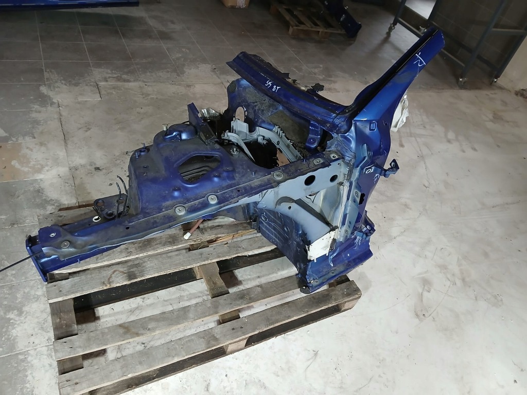 фото №5, Audi s5 a5 8t ly5q coupe четверть левая лонжерон подкрылок порог перед левый