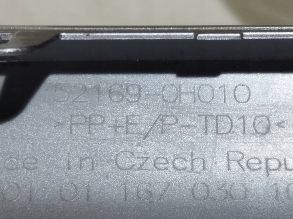 фото №7, Toyota aygo x накладка молдинг накладка бампера задняя