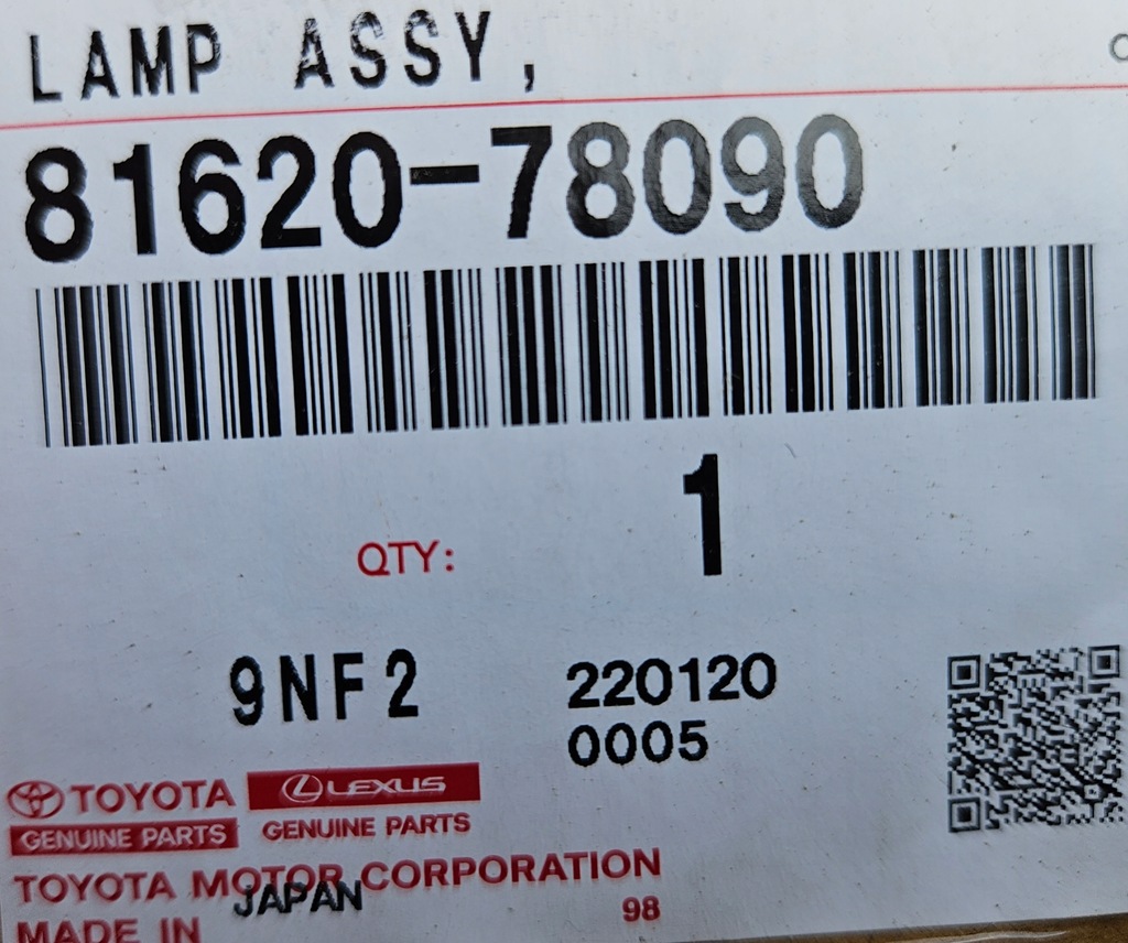 фото №10, Lexus nx 300h свет drl led левая сторона 81620-78090