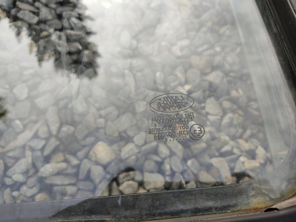 фото №12, Рамка nadstawka левая задняя задняя крыло левый стекло defender 1999-2014