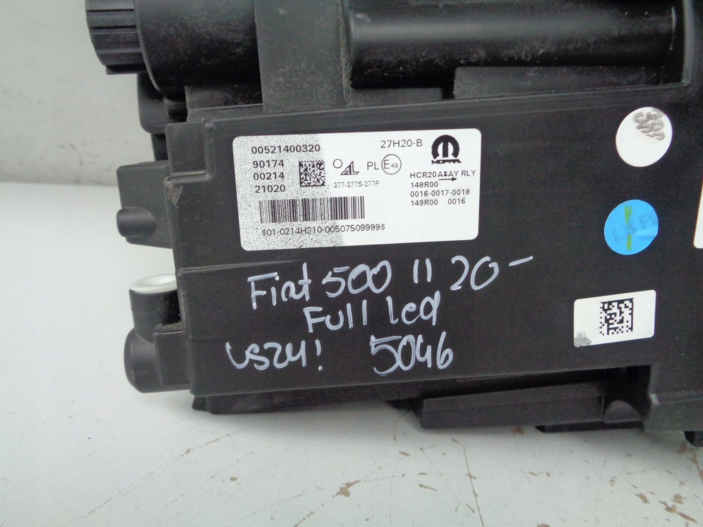 фото №9, Лампа левая fiat 500 ii 20- electric full led