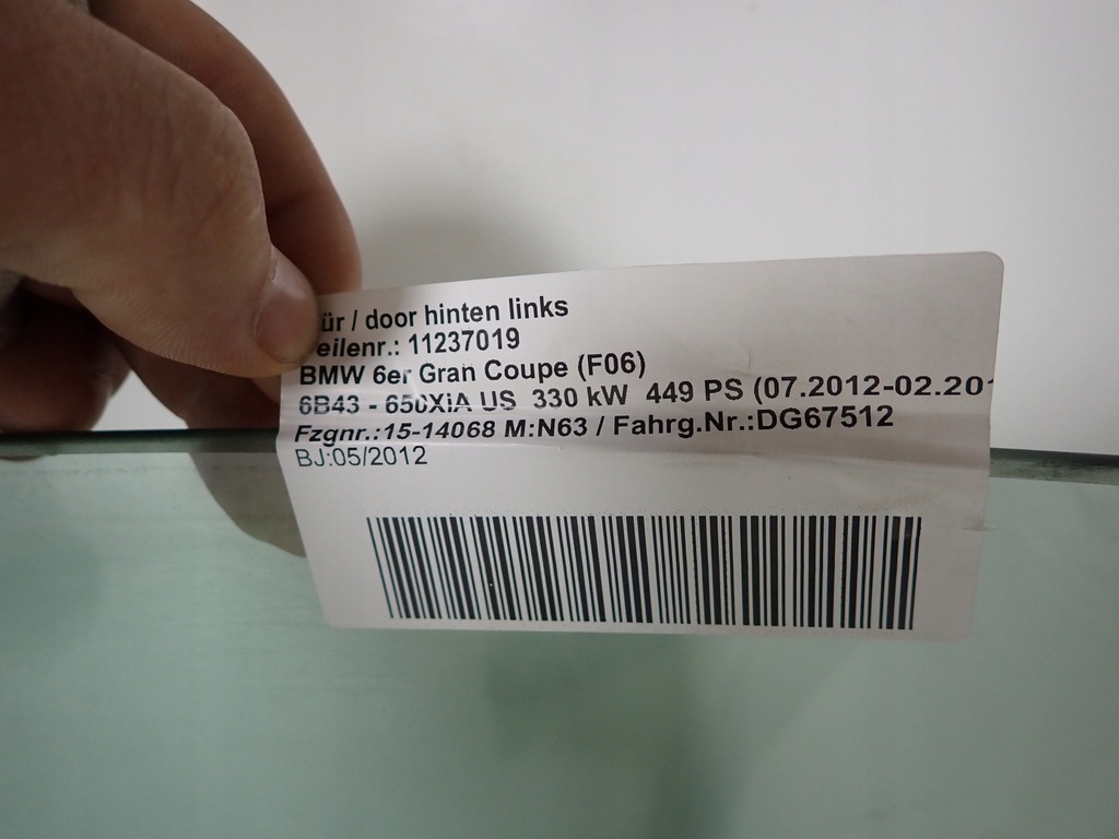 фото №6, Bmw 6 f06 11- дверь левая задняя задние
