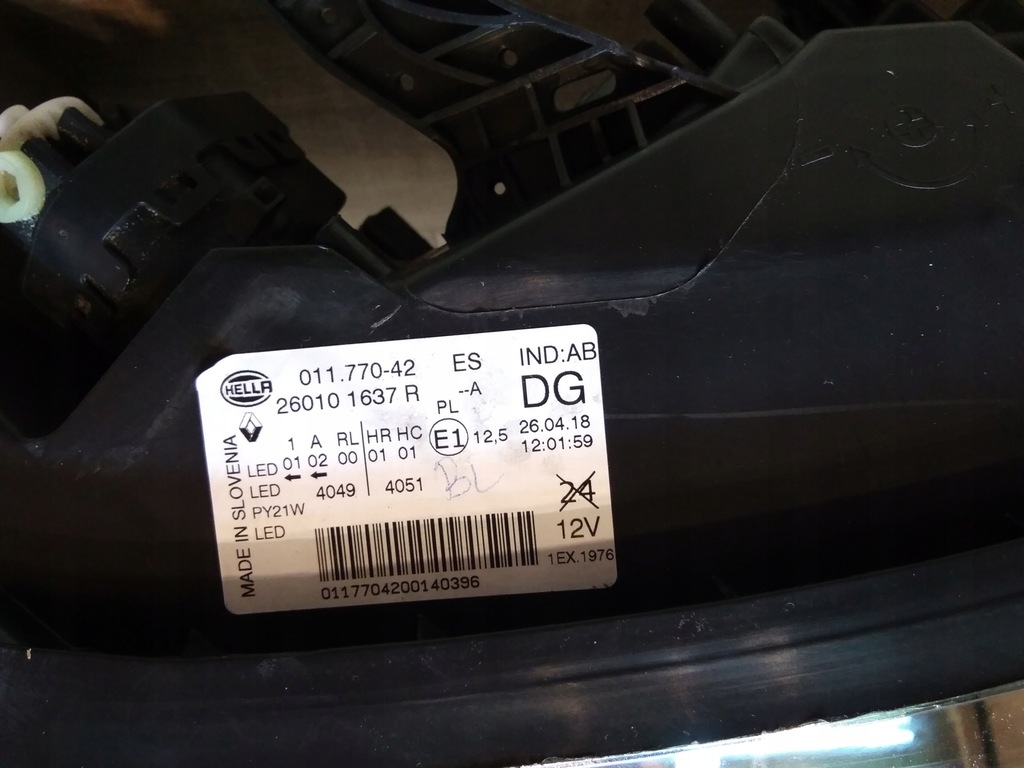 фото №12, Renault kadjar full led przed liftem левая + правая eu