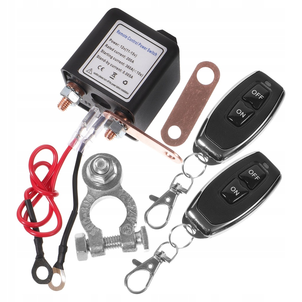 фото №10, 1 набір odłączanie акумулятора бездротові відсічення акумулятора