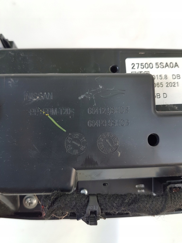 фото №7, Nissan leaf ii панель керування клімат-контроль