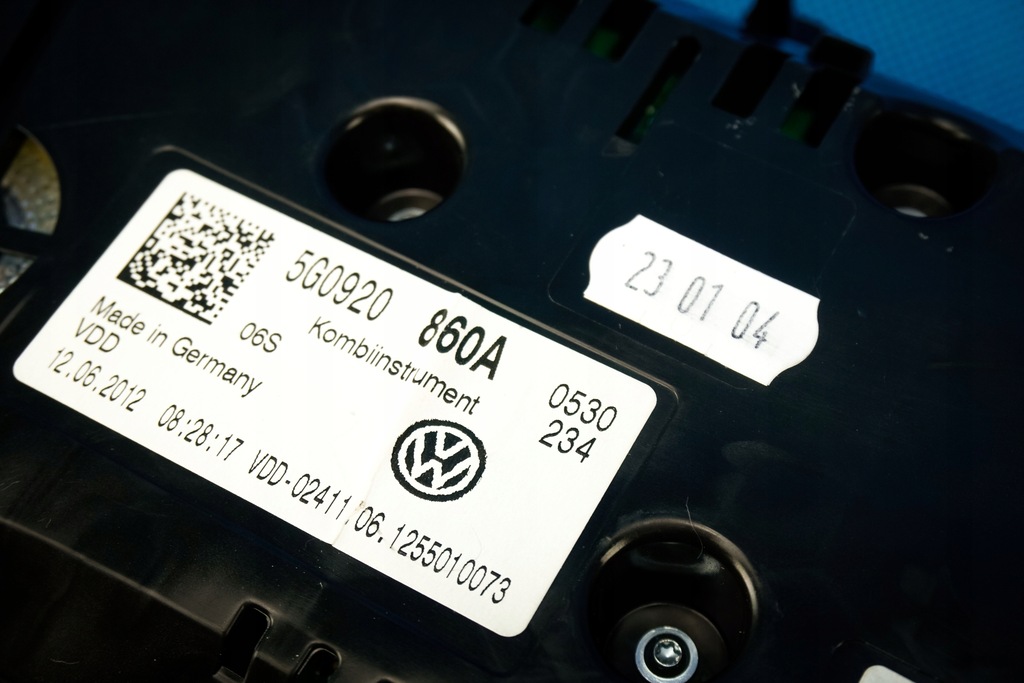 фото №7, Счетчик приборная панель приборы acc vw golf vii 5g0920860a