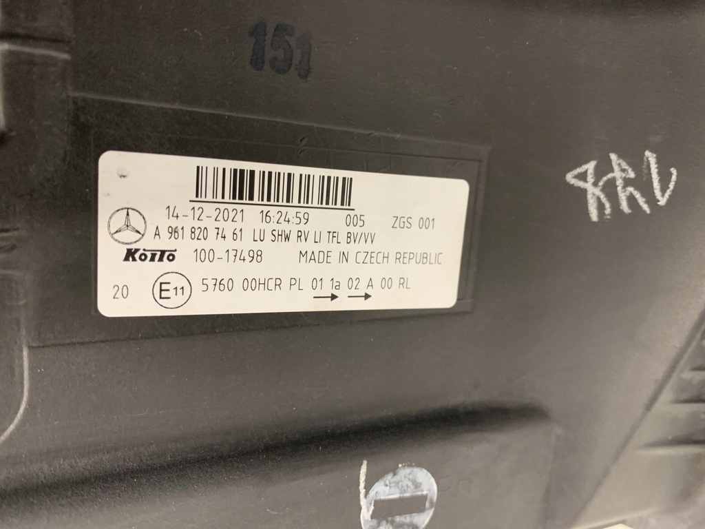 фото №7, Mercedes actros mp4 лампа передняя левая