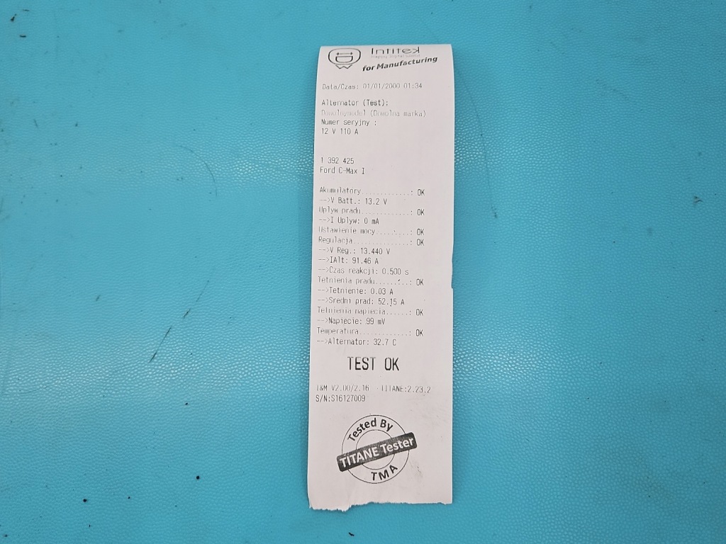 Генератор ford focus c-max 1 mk1 104210-5800 1.8 16v 4m5g с Разборки