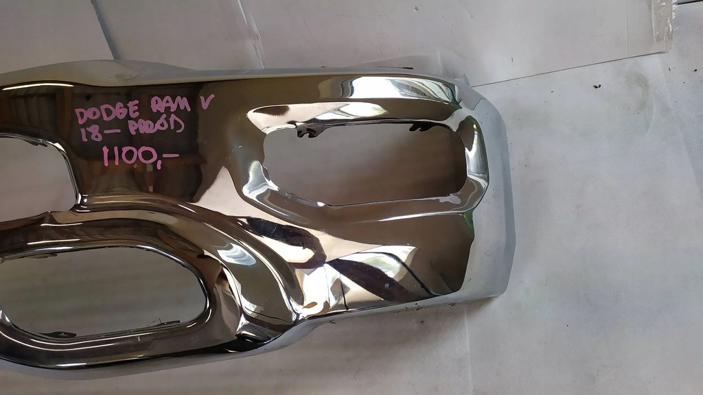 фото №7, Хром бампер накладка перед dodge ram v 2018-