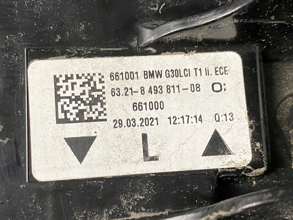 фото №9, Bmw seria 5 g30 lift лампа ліва задня 8493811