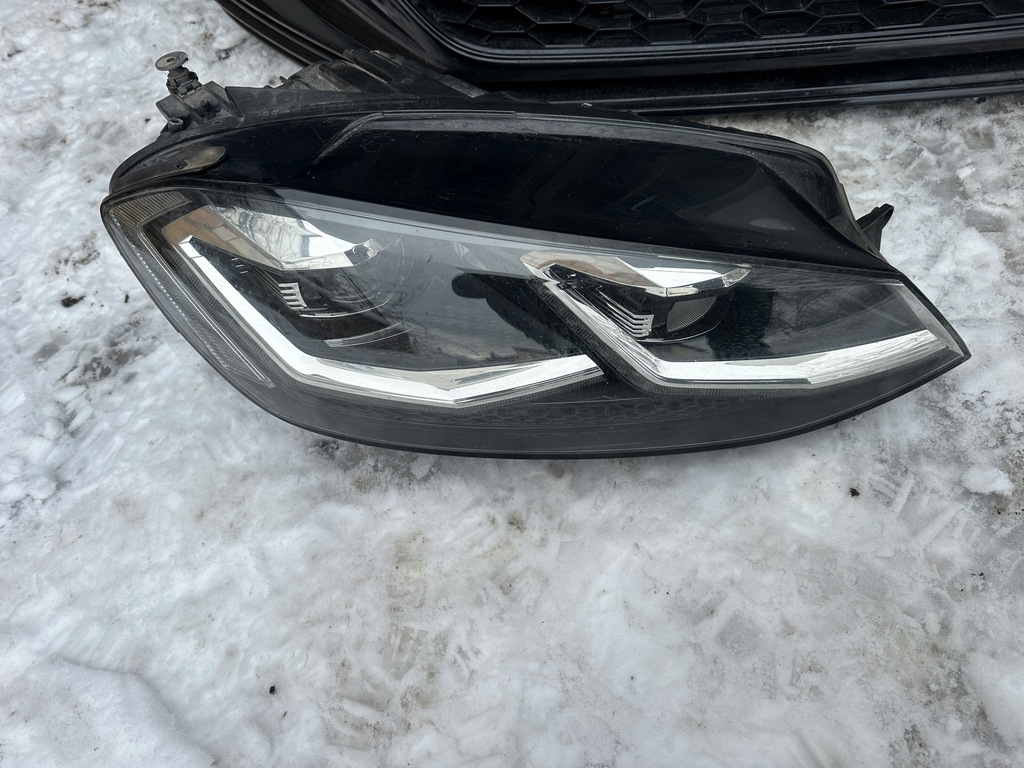 фото №5, Vw golf vii lift gtd kompletny перед чорний