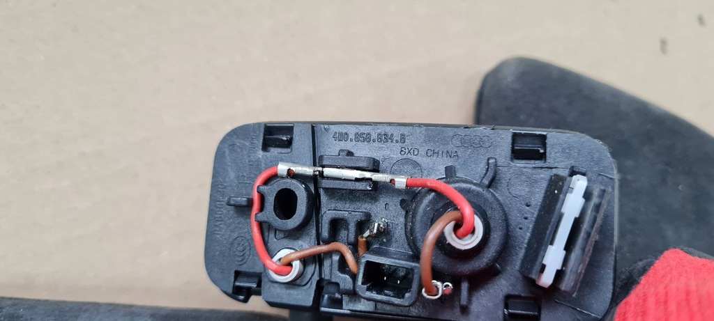 фото №11, Sq7 4m q7 защита солнцезащитная козырёк правый перед alcantara 4m0858834b