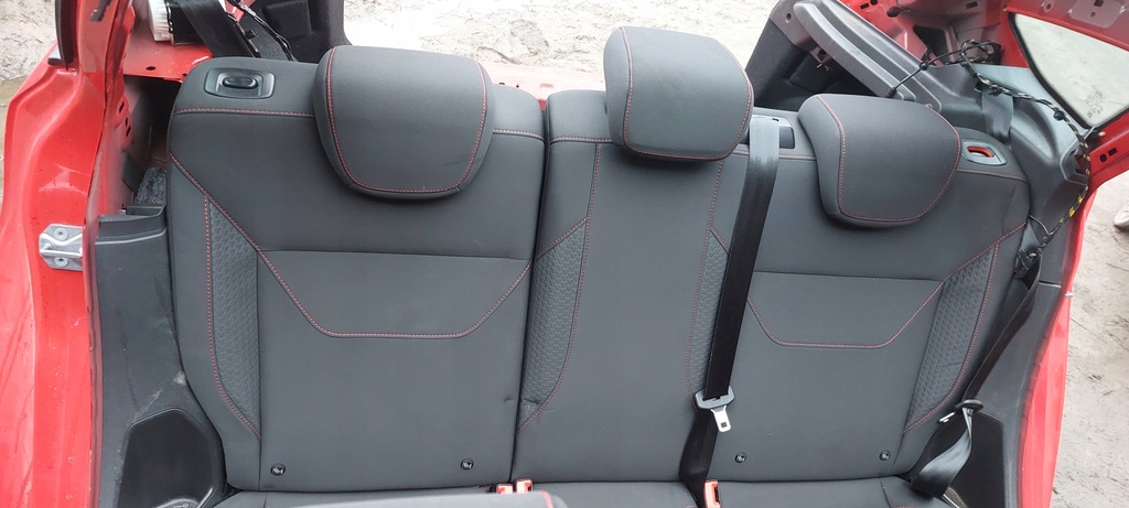 фото №5, Ford focus mk3 lift hb сиденье заднее сиденье обшивки 17r