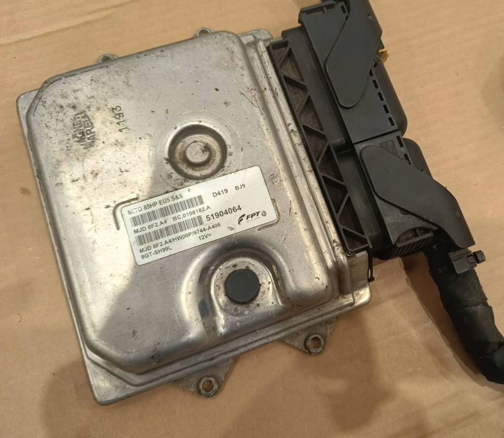 фото №1, Alfa romeo mito блок управления бортовой компьютер двигателя ecu 51904064 +