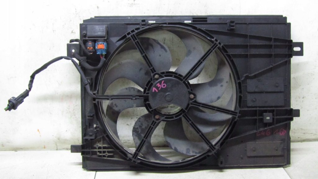 фото №1, C4 ii grand picasso 1.6 вентилятор радиатора 13-