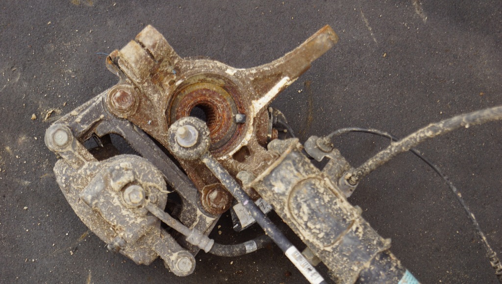 фото №9, Поворотный кулак амортизатор левый перед kia picanto iii