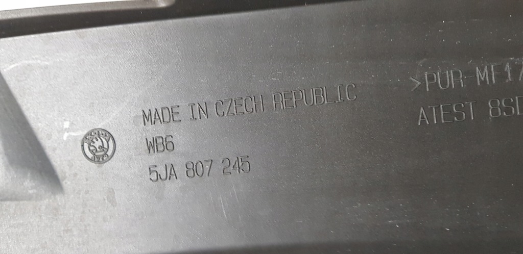 фото №6, Решітка бампера лівий перед skoda rapid scout 5ja