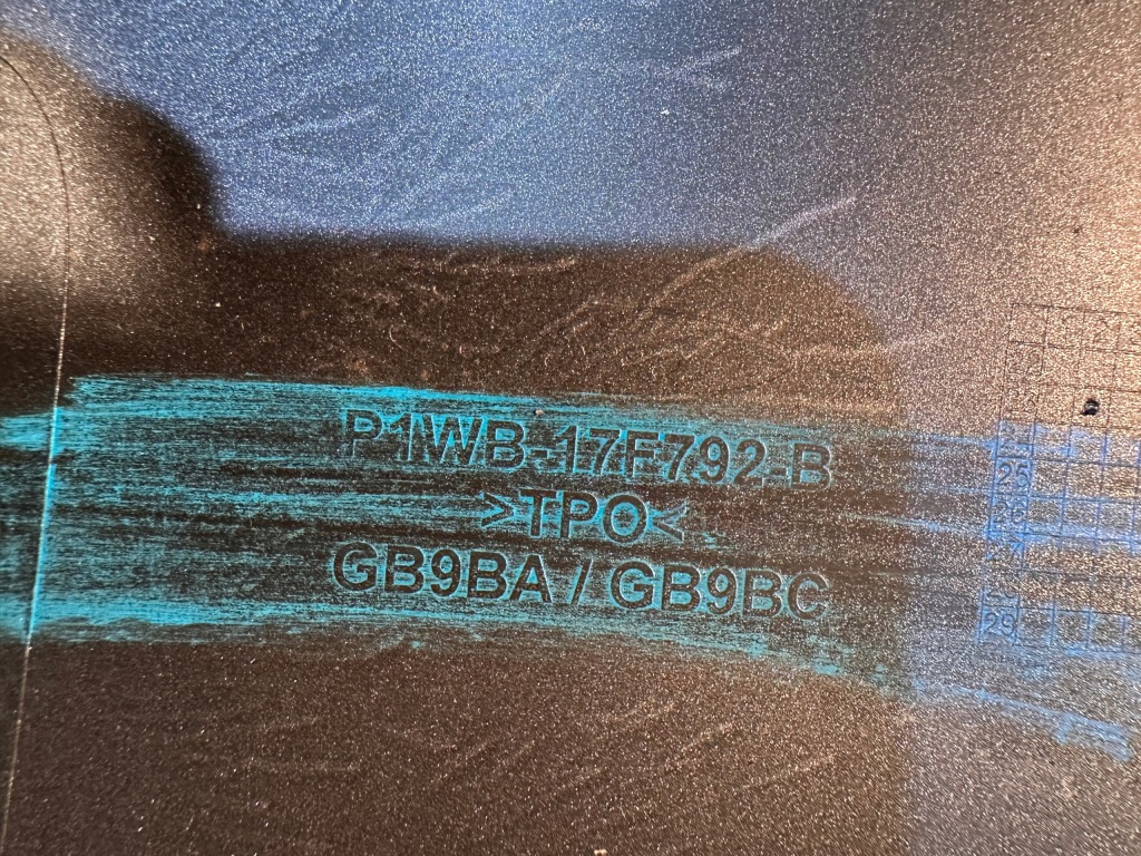 фото №13, Ford ranger raptor диффузор спойлер накладка бампера перед p1wb-17f792-b