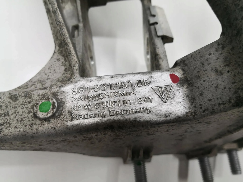 фото №8, Кронштейн кронштейн підрамник porsche 718 981 cayman boxter комплект l+p