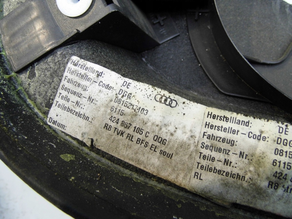 фото №9, Обшивка левый передний обивка audi r8 424 06-12