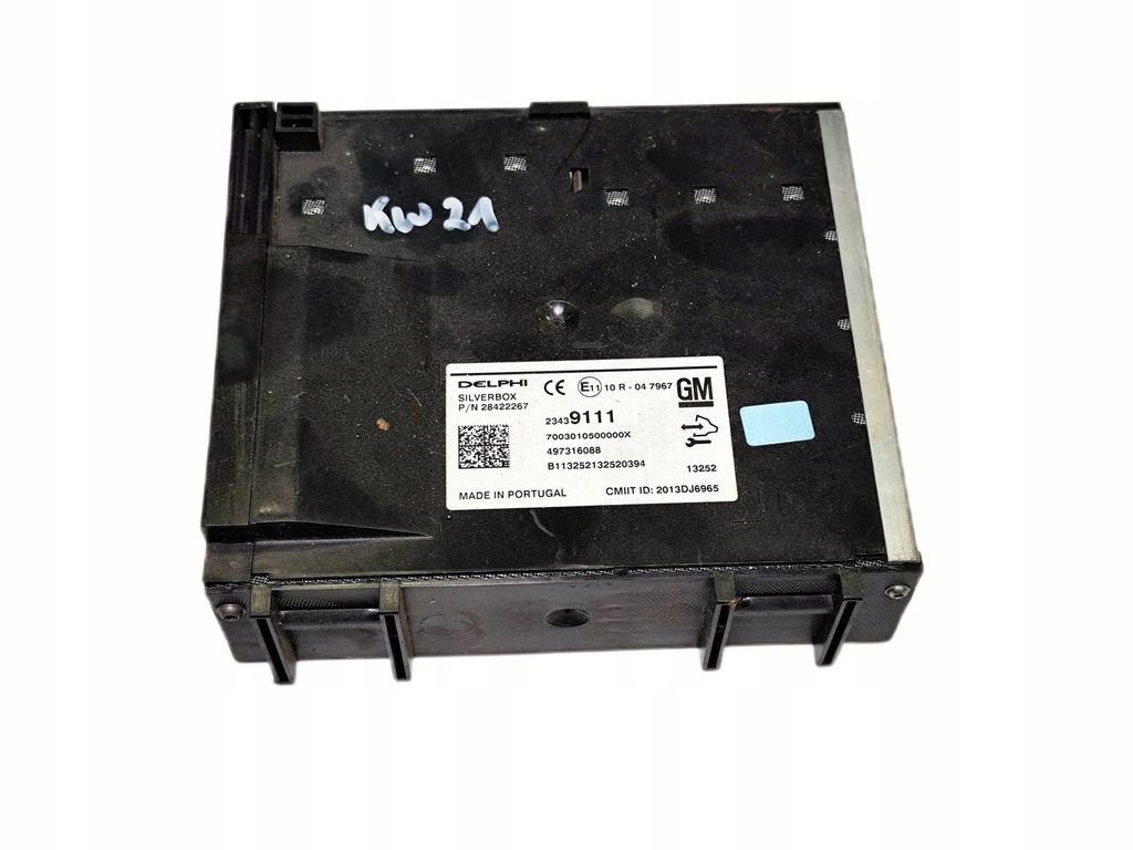 фото №1, Opel insignia a модуль блок керування радіо silverbox 23439111