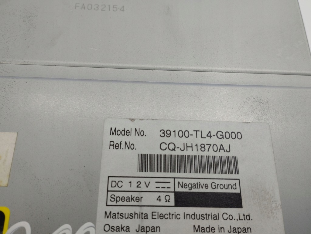 фото №8, Honda accord 2009 панель / радіопрогравач cd/dvd/gps