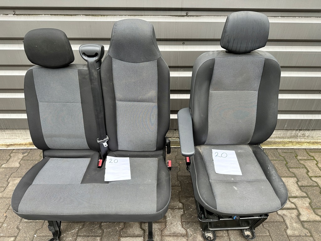 фото №1, Renault master iii iv комплект сидінь заднє сидіння сидіння