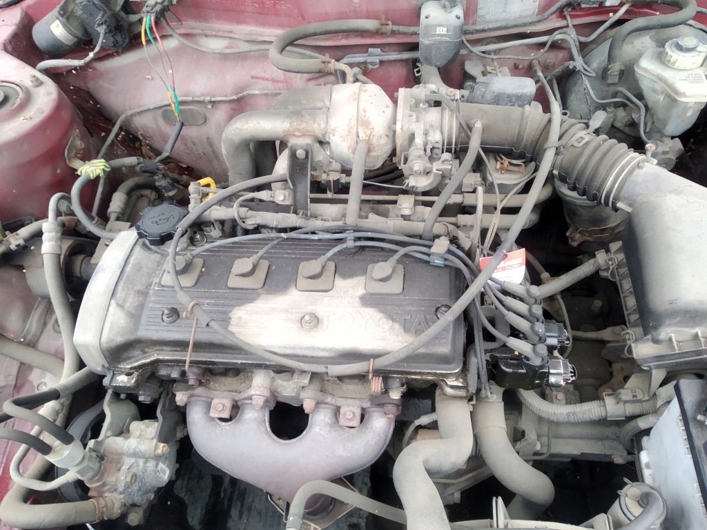 фото №1, Двигатель toyota corolla e11 1.3 4e-fe
