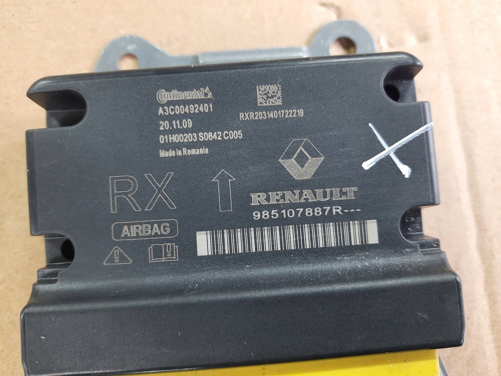 фото №1, Clio v 1.5 dci blue модуль подушок датчик