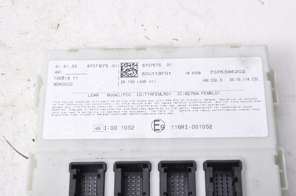 фото №6, Bmw 1 f21 модуль блок управления 8707675