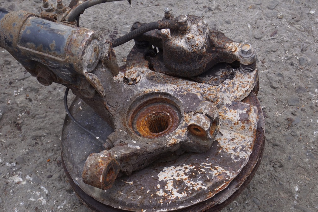 фото №11, Поворотный кулак амортизатор левый перед jeep compass i lift 2.2 crd