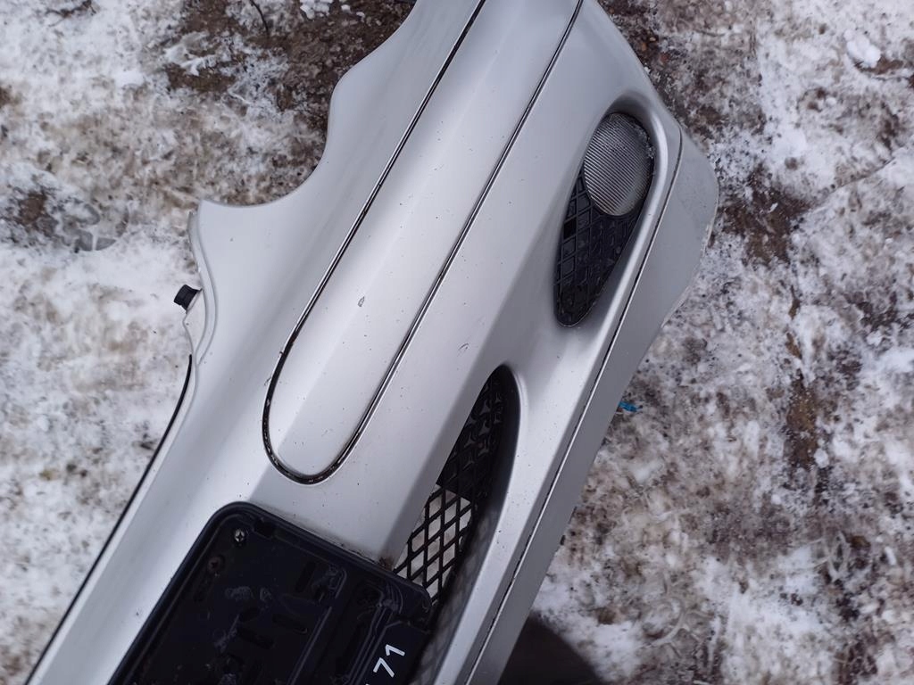 фото №9, Mercedes c-klasa w203 бампер перед 744 pdc сріблястий