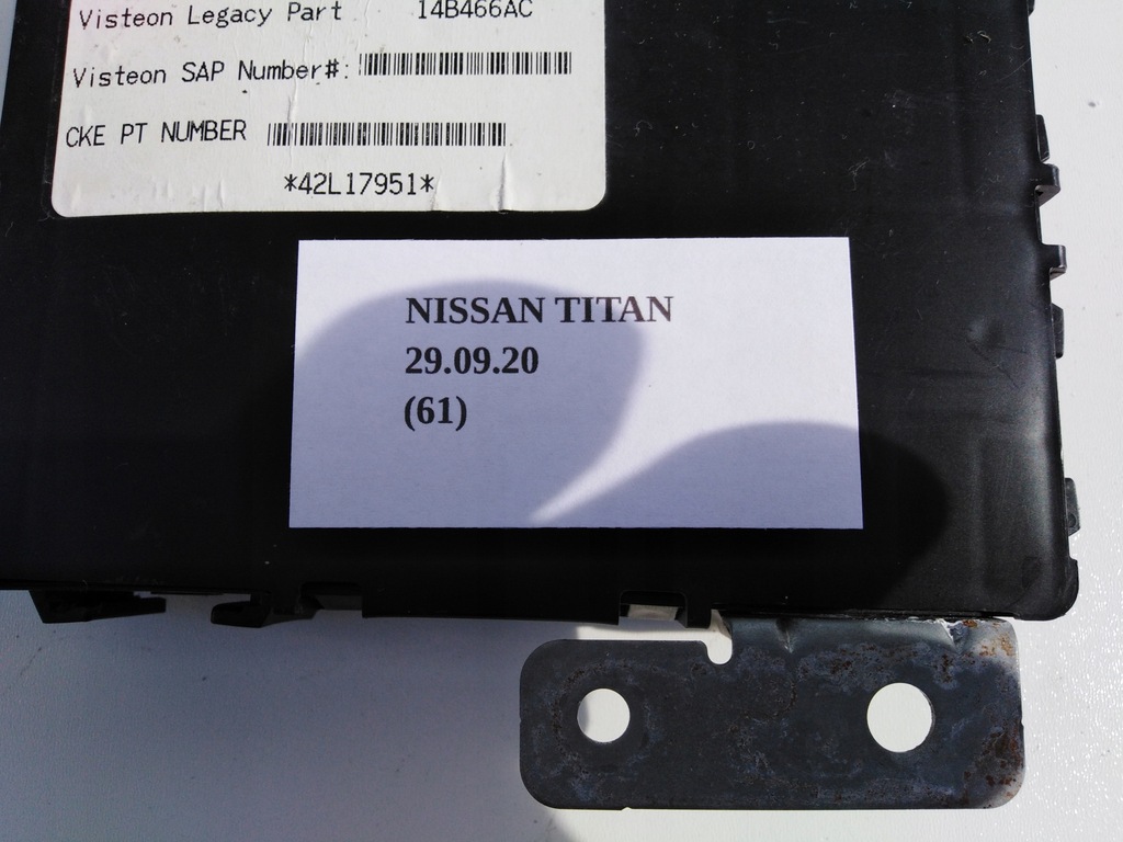 фото №5, Модуль комфорта bcm nissan titan armada