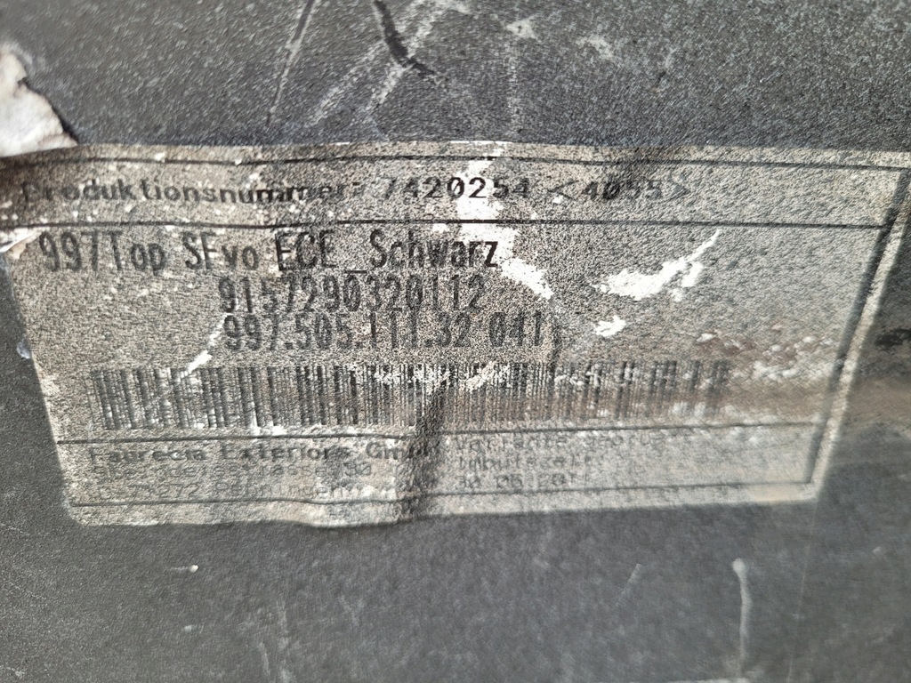 фото №12, Porsche 911 997 turbo lift 08-12 бампер перед передний