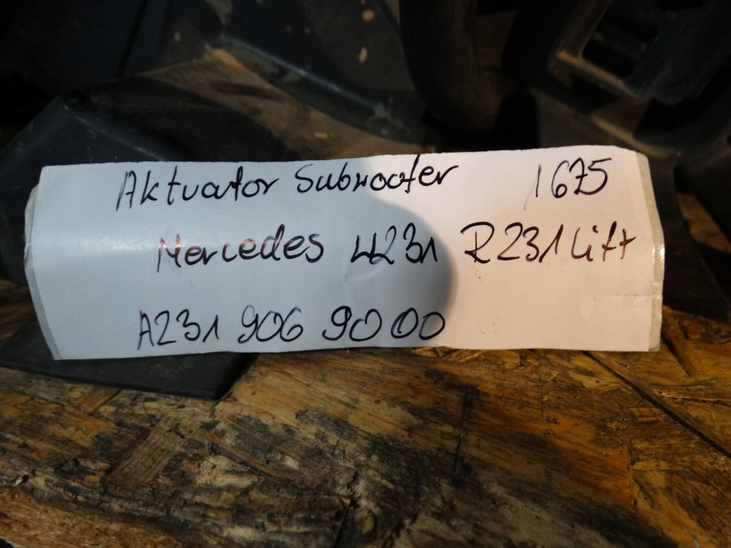 фото №5, Ideal актуатор сабвуфер mercedes w231 r231 lift 1