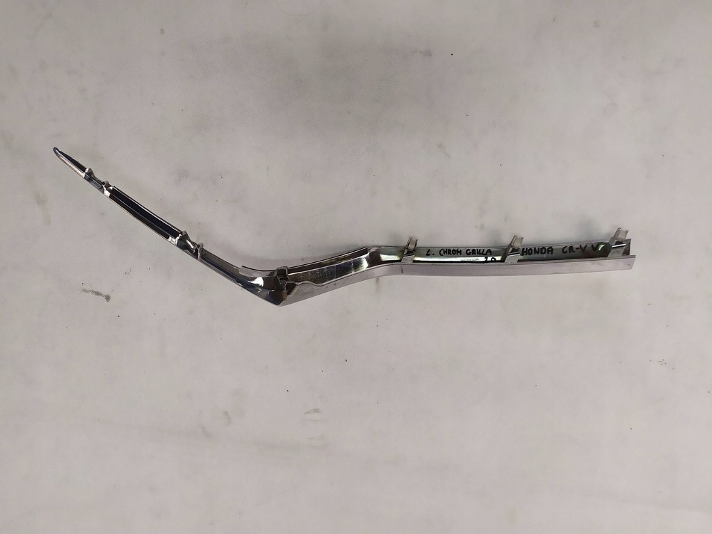 фото №11, Молдинг хром решетка бампера левый перед honda cr-v v