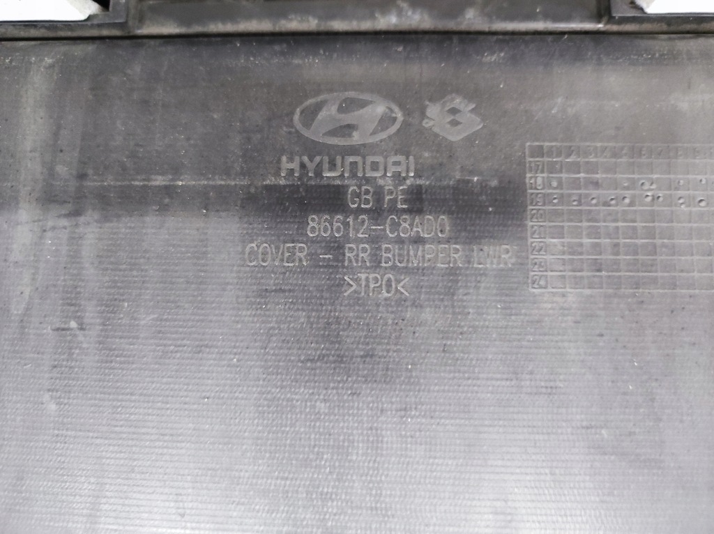 фото №7, Бампер задняя задний hyundai i20 ii lift 86612-c8ad0 + направляющие