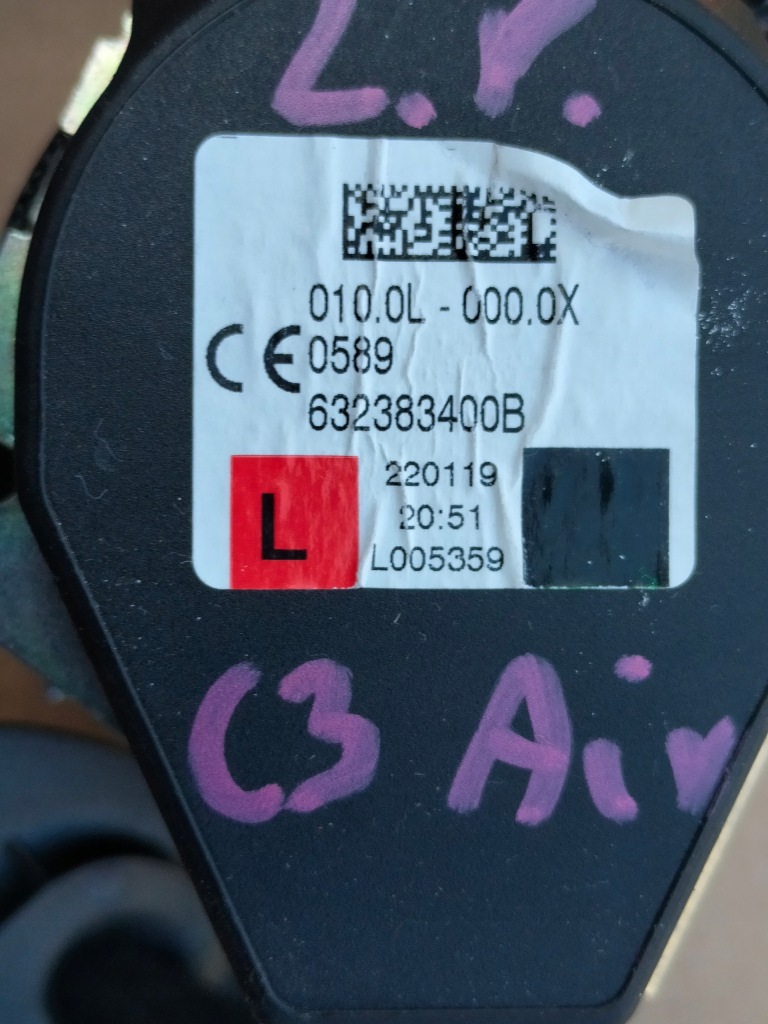 фото №7, Citroen c3 aircross pas безпеки лівий перед