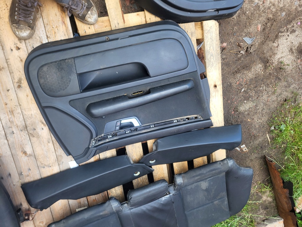 фото №8, Сидіння заднє сидіння audi a4 b6 speed s line kombi напівшкіра + обшивки