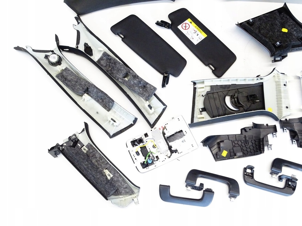 фото №13, Стеля оббивка дах czarna s-line козирки audi a3 8v 5d sportback