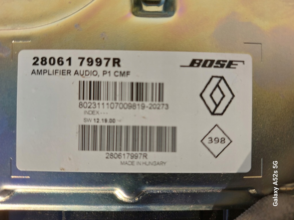 фото №7, Усилитель радио bose renault captur ii clio v eu