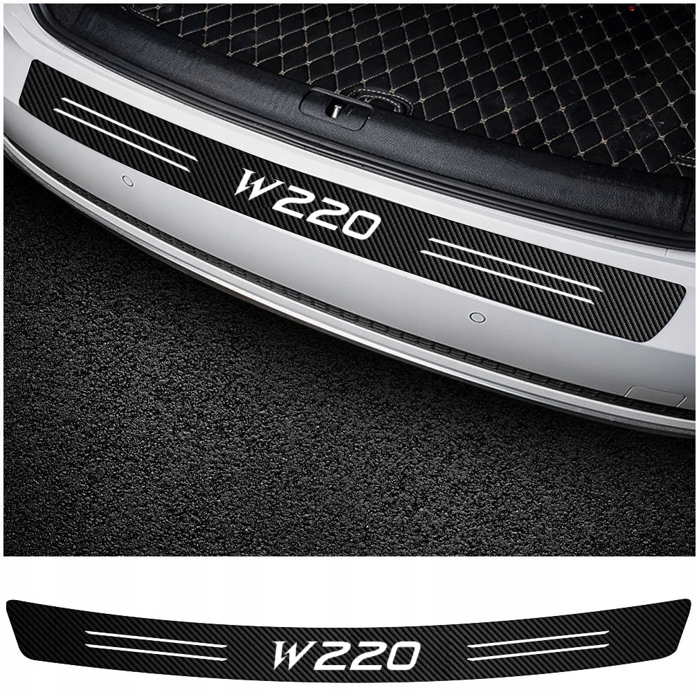 фото №1, Наклейка пленка защитная бампер mercedes s w220