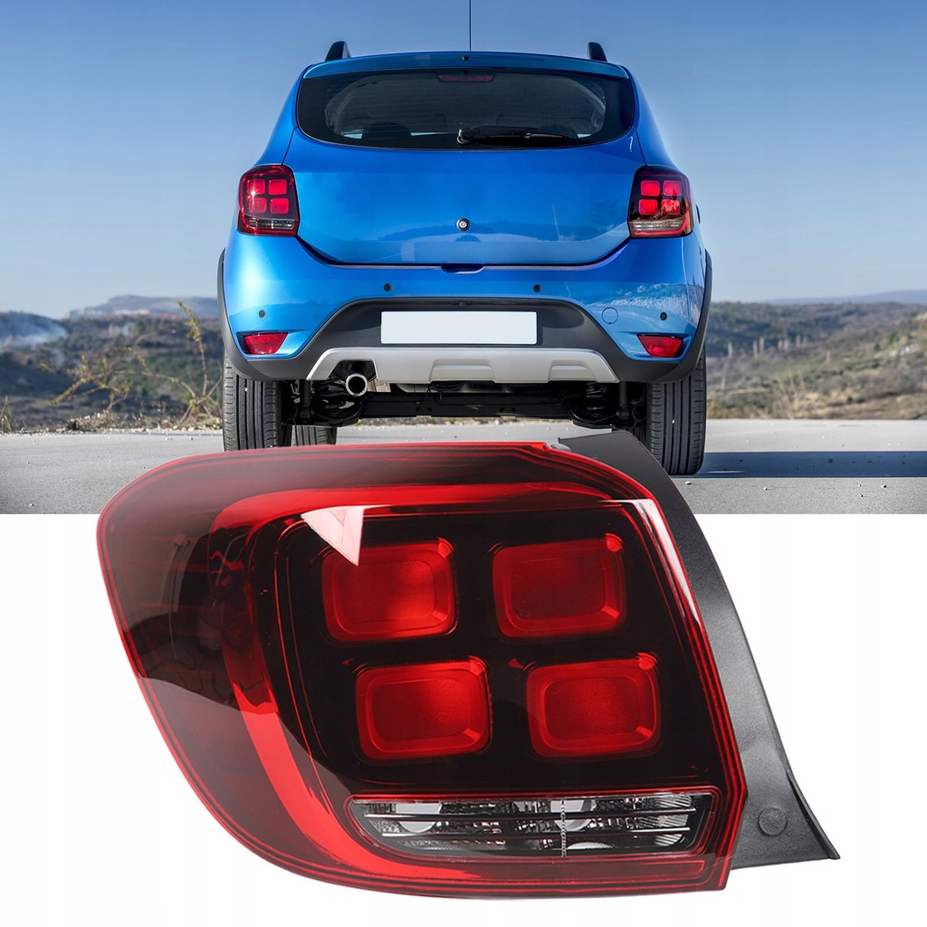 фото №11, Замена задний лампы свет заднего dla dacia sandero stepway mk2 facelift