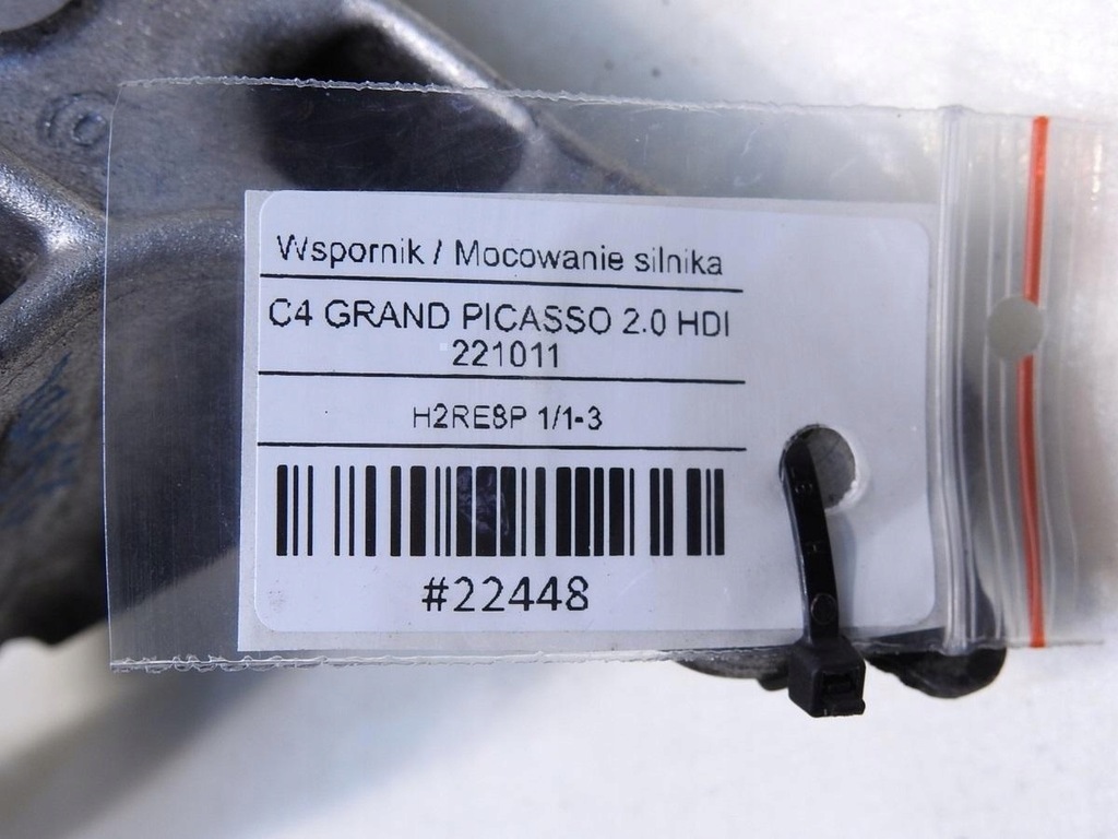 фото №8, Кронштейн двигателя citroen c4 grand picasso i 2.0 hdi
