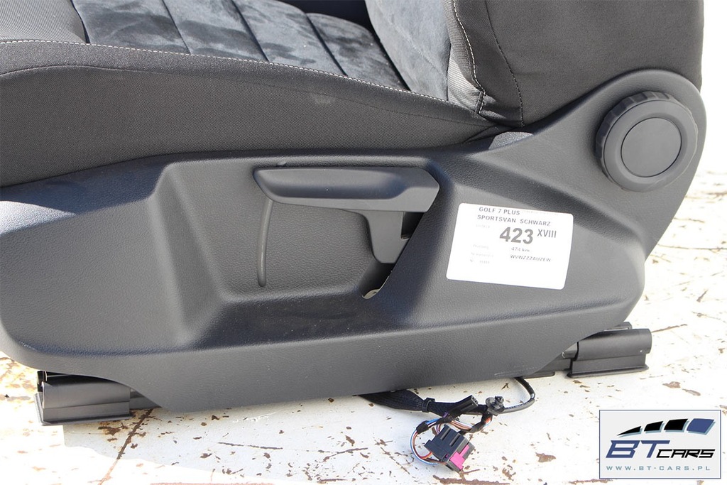 фото №10, Vw golf 7 sportsvan сидіння комплект сидінь сидіння сидіння сидіння оббивка