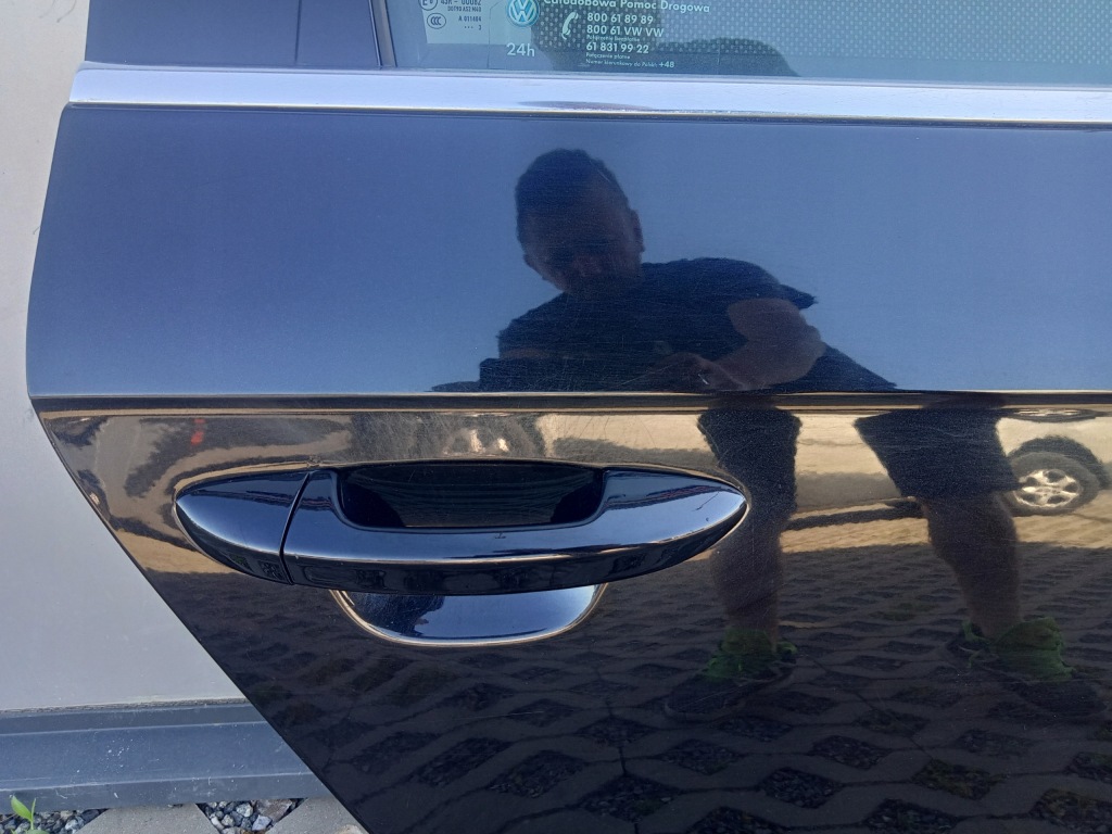 фото №7, Дверь правый задняя чёрные vw passat b7 kombi lc9x