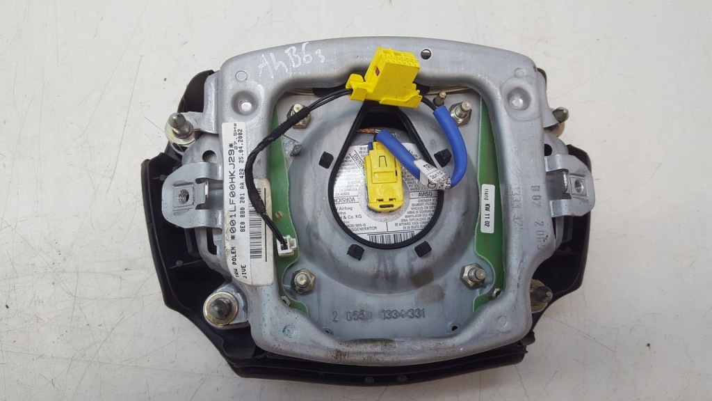 фото №4, Подушки безопасности air bag ремни датчик audi a4 b6 2,0