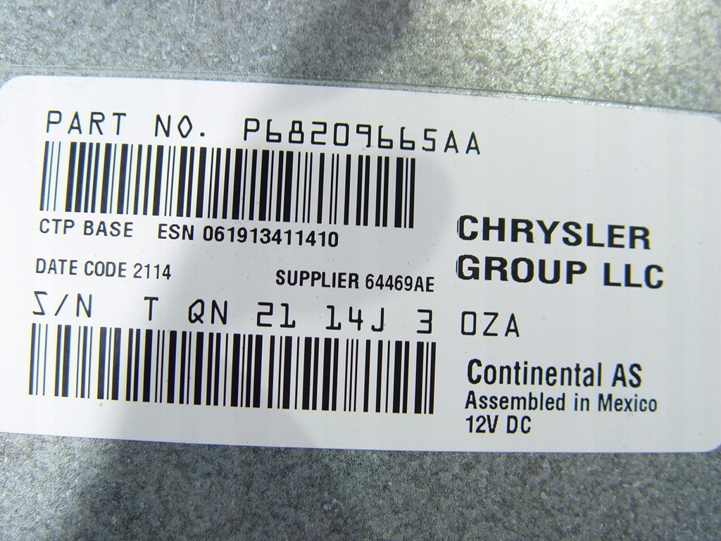 фото №7, Dodge journey fiat freemont 11- зчитувач радіо cd am fm